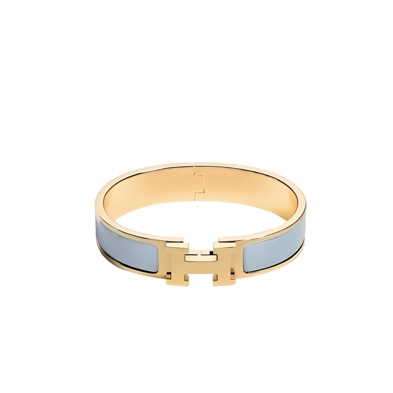 H**me5 Clic Clac H Bracelet Gold In Light Blue