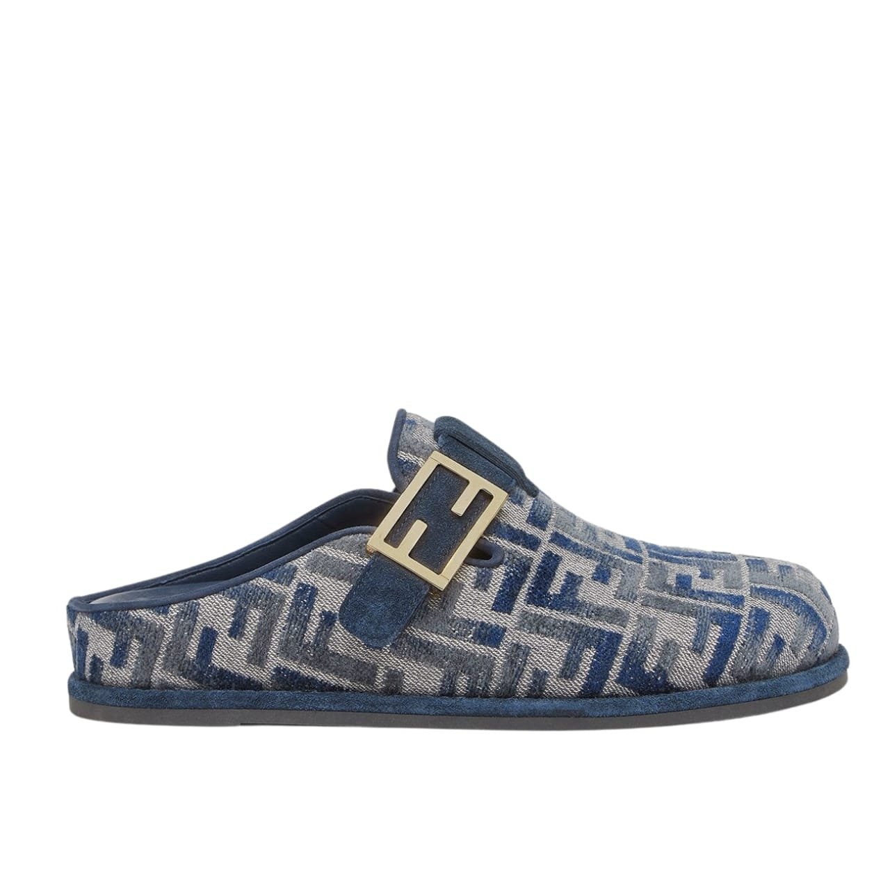 F**di Feel Ff Mules Denim Blue 8R8448Akzpf1Pz7