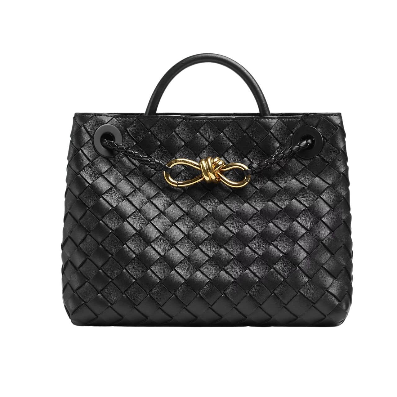 B0tt*ga Ven*ta Small Andiamo Gold Finish Black 25Cm 766014Vcpp11139