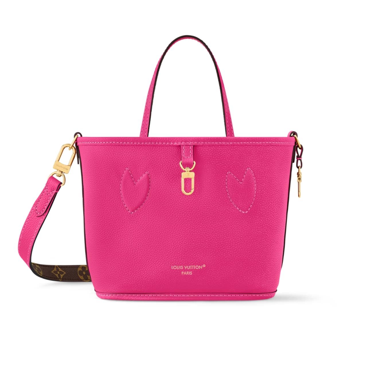 L0vis Vvtt0n Neverfull Bandoulière Inside Out Bb Monogram Rose 20Cm M12106