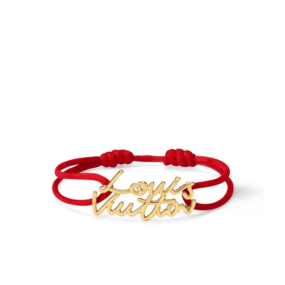 L0vis Vvtt0n Lv Script Bracelet Red Gold M4479Z