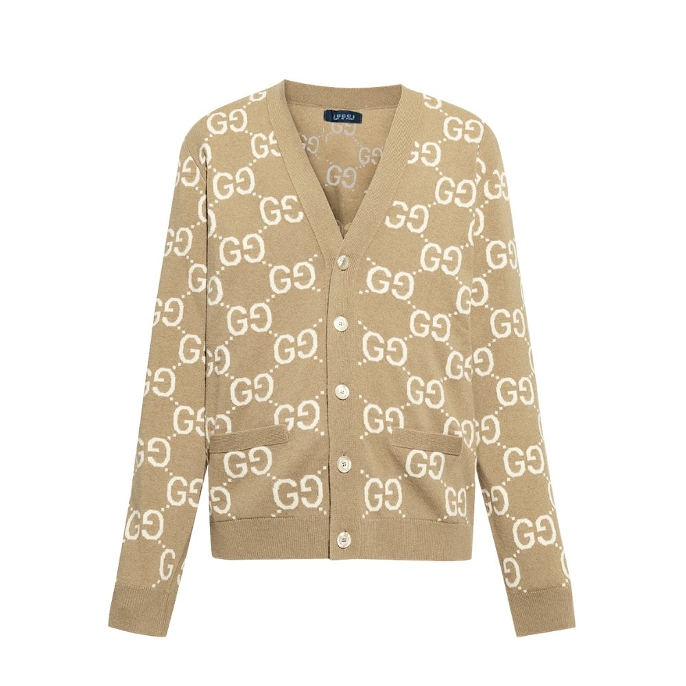Gvc*1 Wool Cardigan Beige 694758 Xkcc5 2296