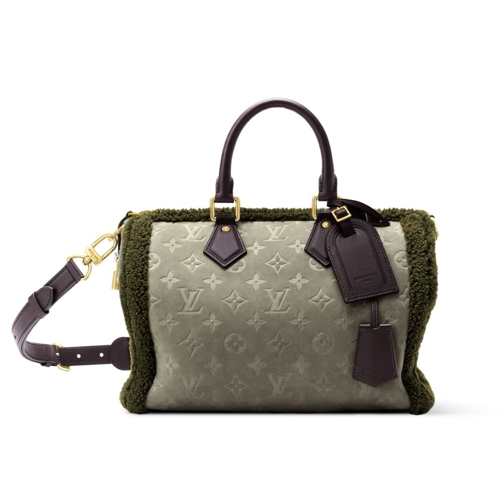 L0vis Vvtt0n Speedy P9 Bandoulière 30 Khaki 30Cm M27014