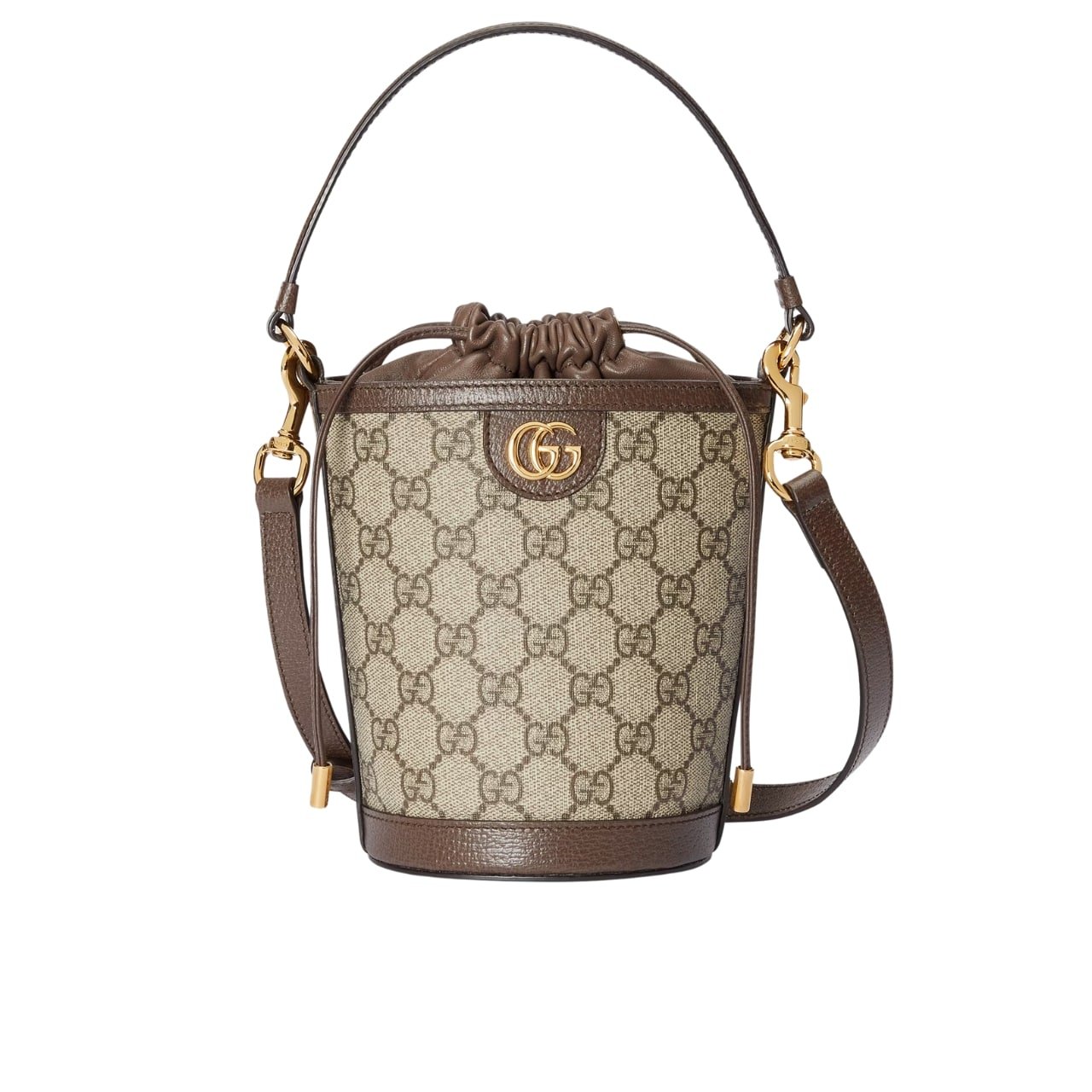 Gvc*1 Ophidia Mini Bucket Bag Beige And Ebony 20Cm 760199 9Aad9 8341