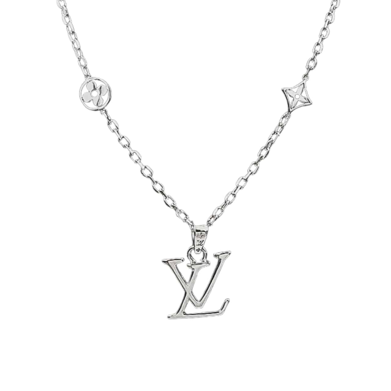 L0vis Vvtt0n Dimension Necklace Pendant Silver M02747