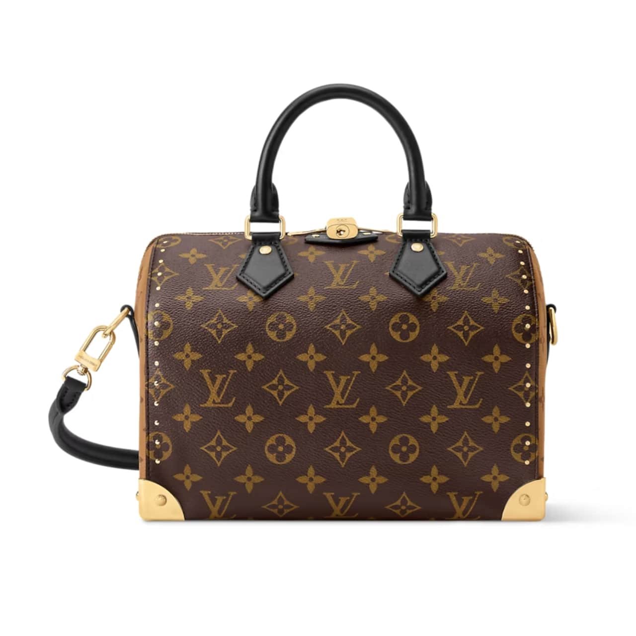 L0vis Vvtt0n Speedy Trunk Bag 25 Monogram Brown 27Cm M26181