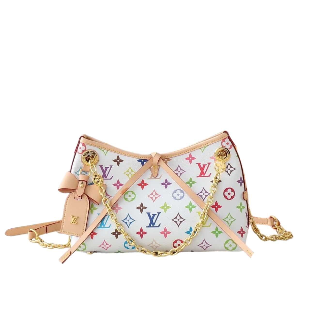 L0vis Vvtt0n Carryall BB Bag Monogram Multicolore Blanc 26Cm