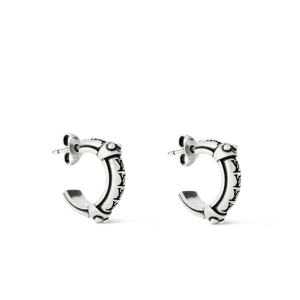 L0vis Vvtt0n Lv Lozine Hoop Earrings Silver M03168