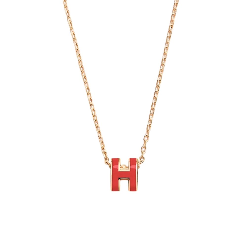 H**me5 Mini Pop H Pendant Red And Gold H147992F 12