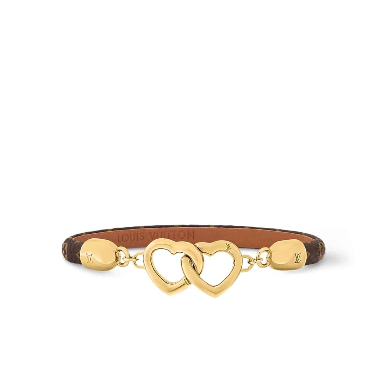 L0vis Vvtt0n Say Yes Bracelet Brown M6758E