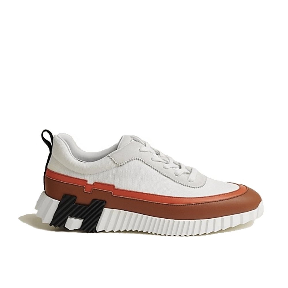 H**me5 Bouncing Sneaker White And Brown H242796Zh90400