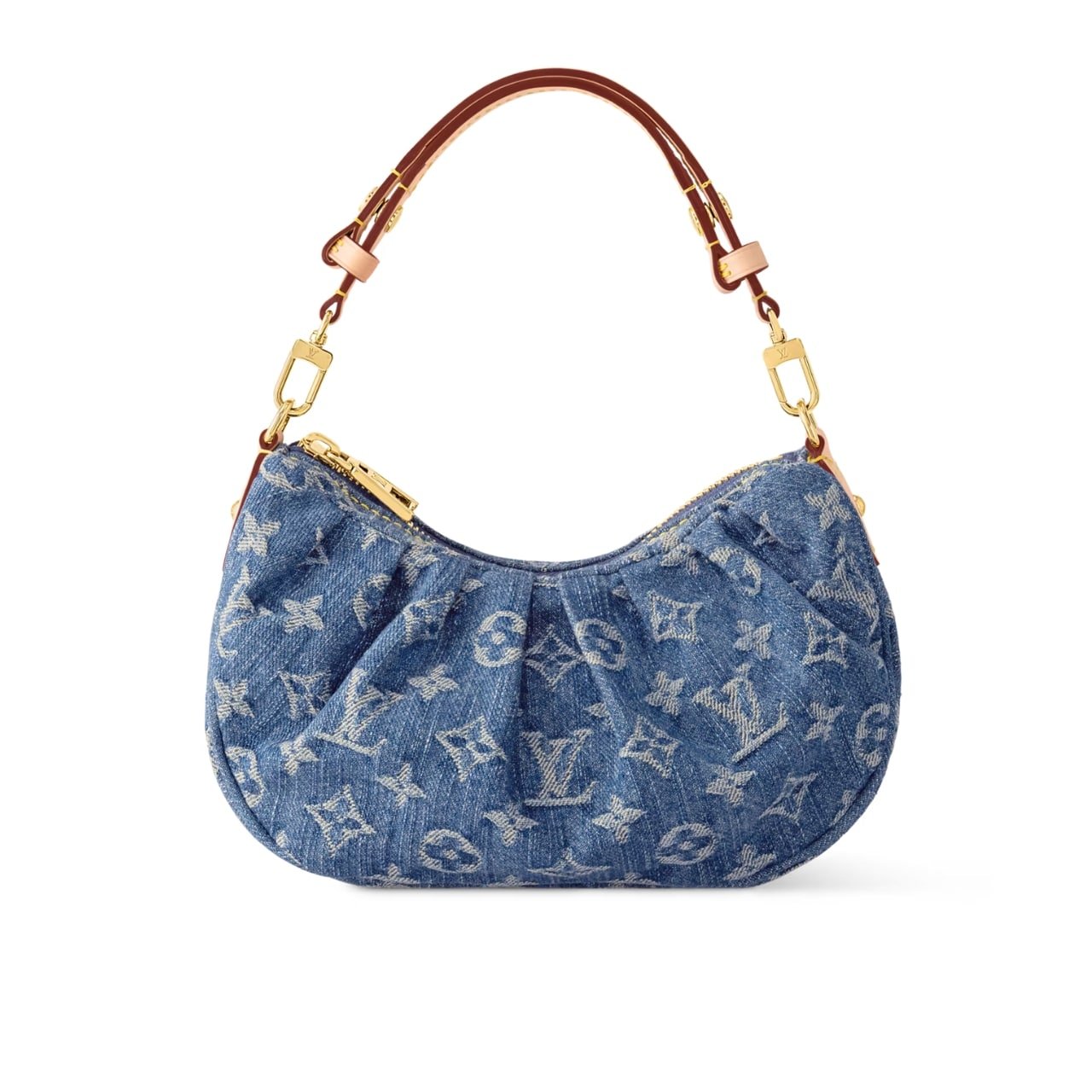 L0vis Vvtt0n Pochette Valley Bag Denim Blue 21Cm M13571