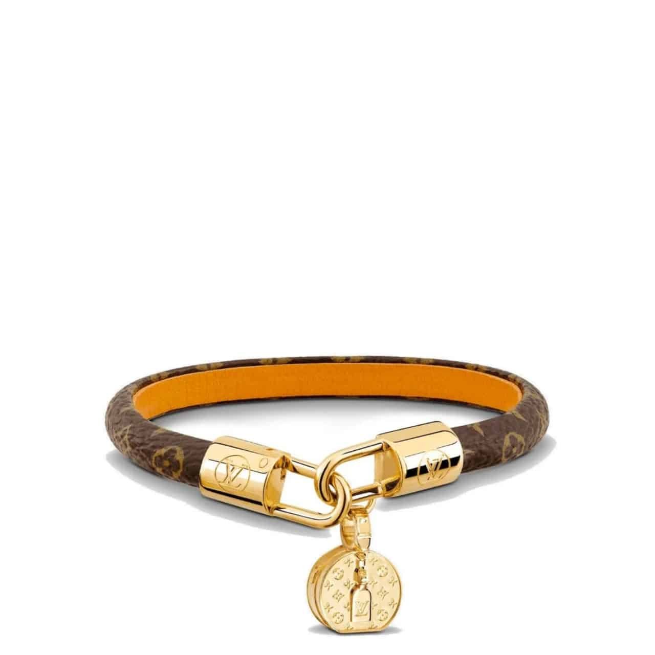 L0vis Vvtt0n Tribute Charm Bracelet Brown M6442E