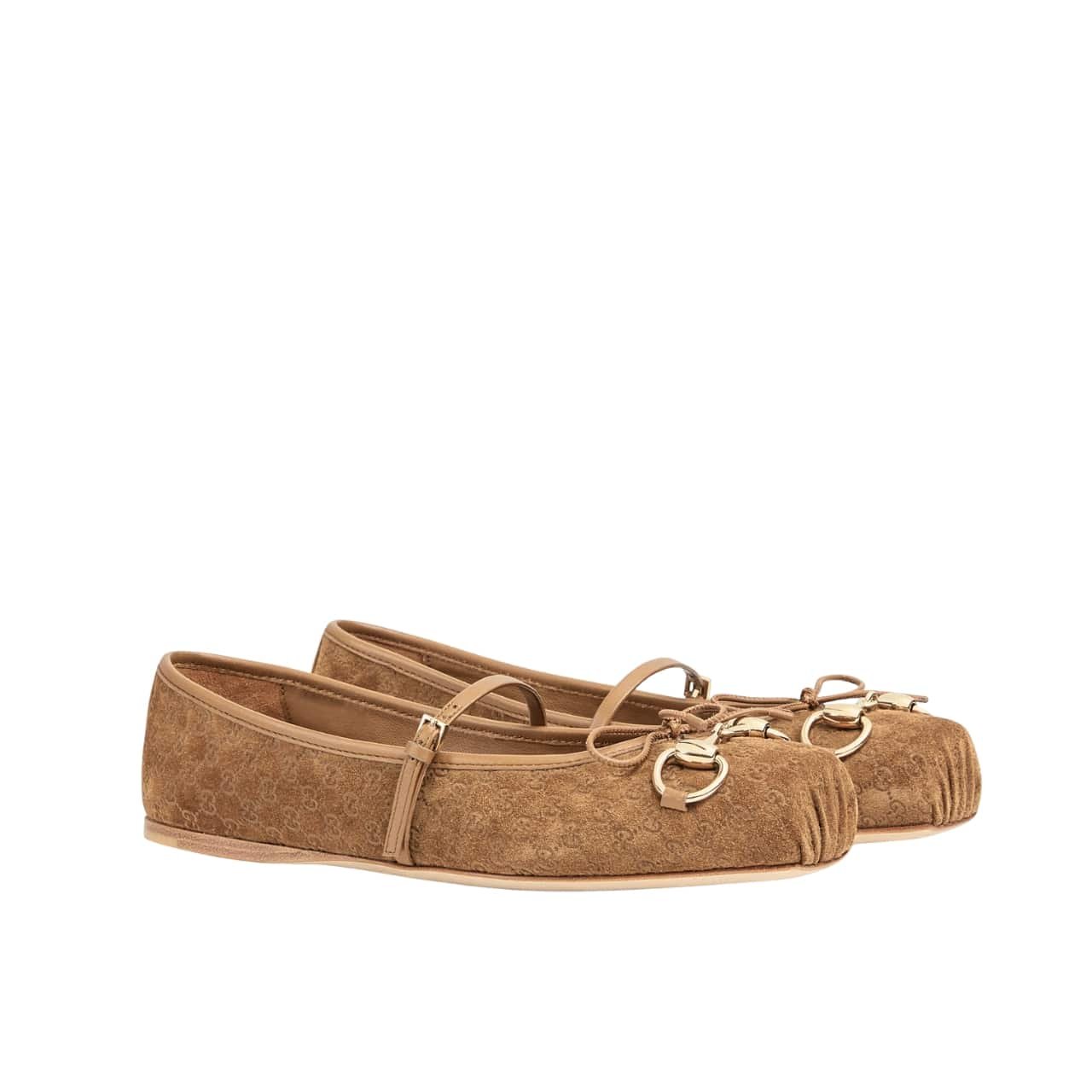 Gvc*1 Women’s Horsebit Ballet Flat Brown 814413 Aaeen 2808