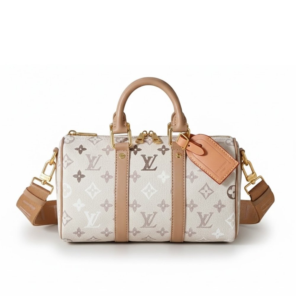 L0vis Vvtt0n Keepall Bandoulière 25 Monogram Beige 25Cm