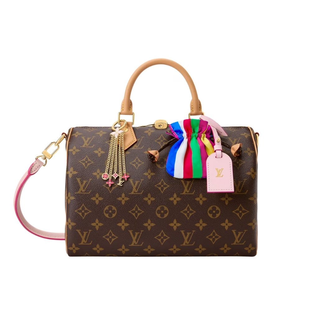 L0vis Vvtt0n Speedy Soft 30 Monogram Canvas Brown 30Cm M26498