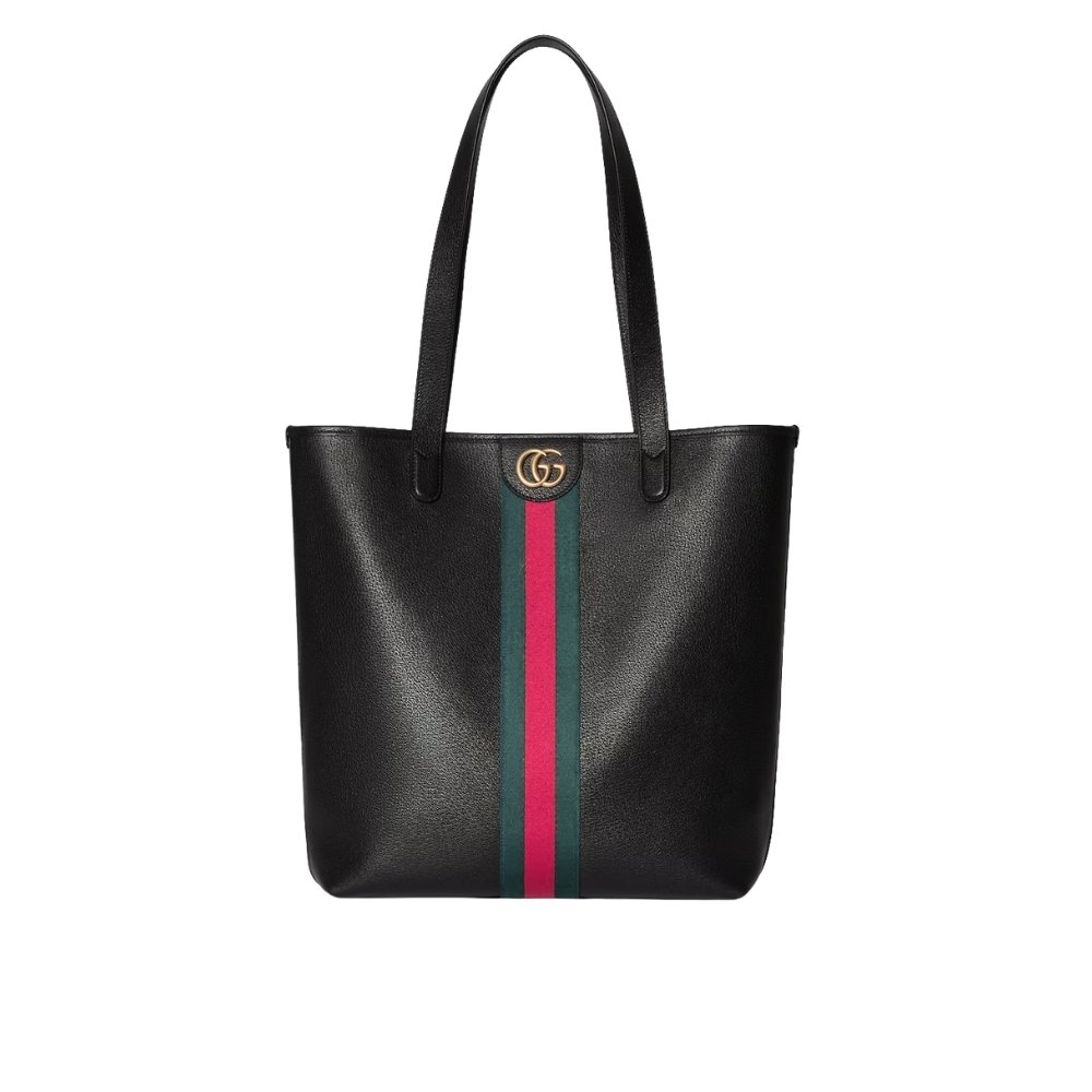 Gvc*1 Ophidia Medium Tote Bag Black 36Cm 834465 AAE1A 1042