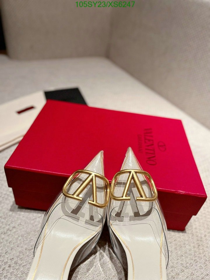 Va1e*ntin0 Vlogo 80 Vinyl Leather Mule In White