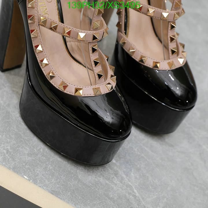 Va1e*ntin0 Rockstud Platform Pump In Patent Leather Black 1W2S0Fi5Vnwn91