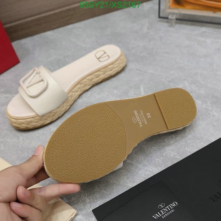 Va1e*ntin0 Garavani Vlogo Signature Slide Sandals White