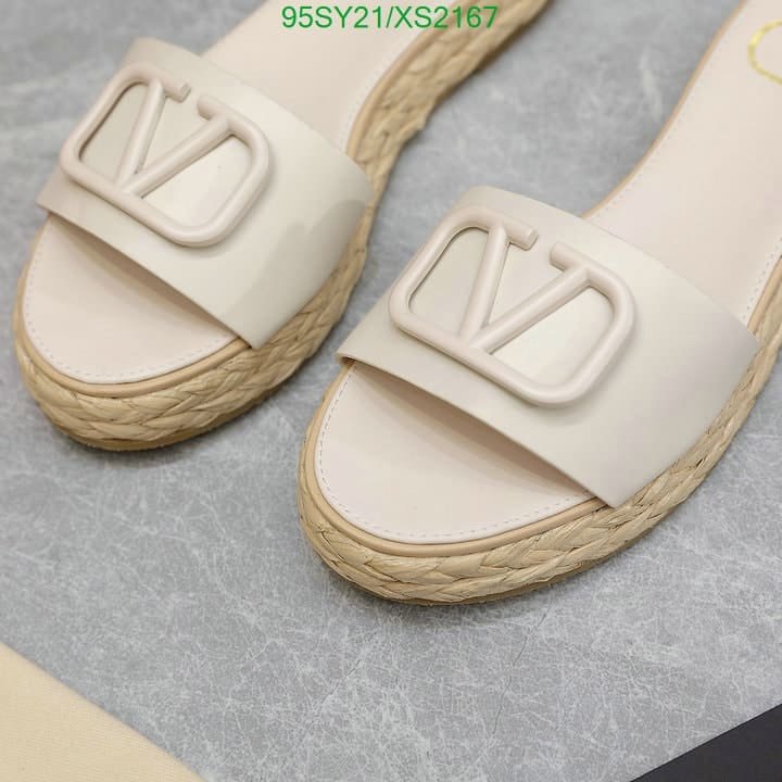 Va1e*ntin0 Garavani Vlogo Signature Slide Sandals White