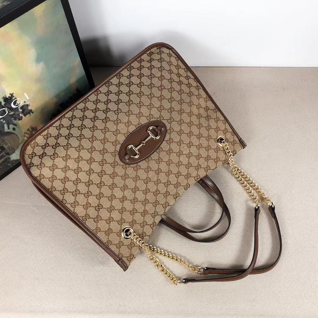 Gvc*1 Horsebit 1955 Shoulder Medium Tote Bag 623694