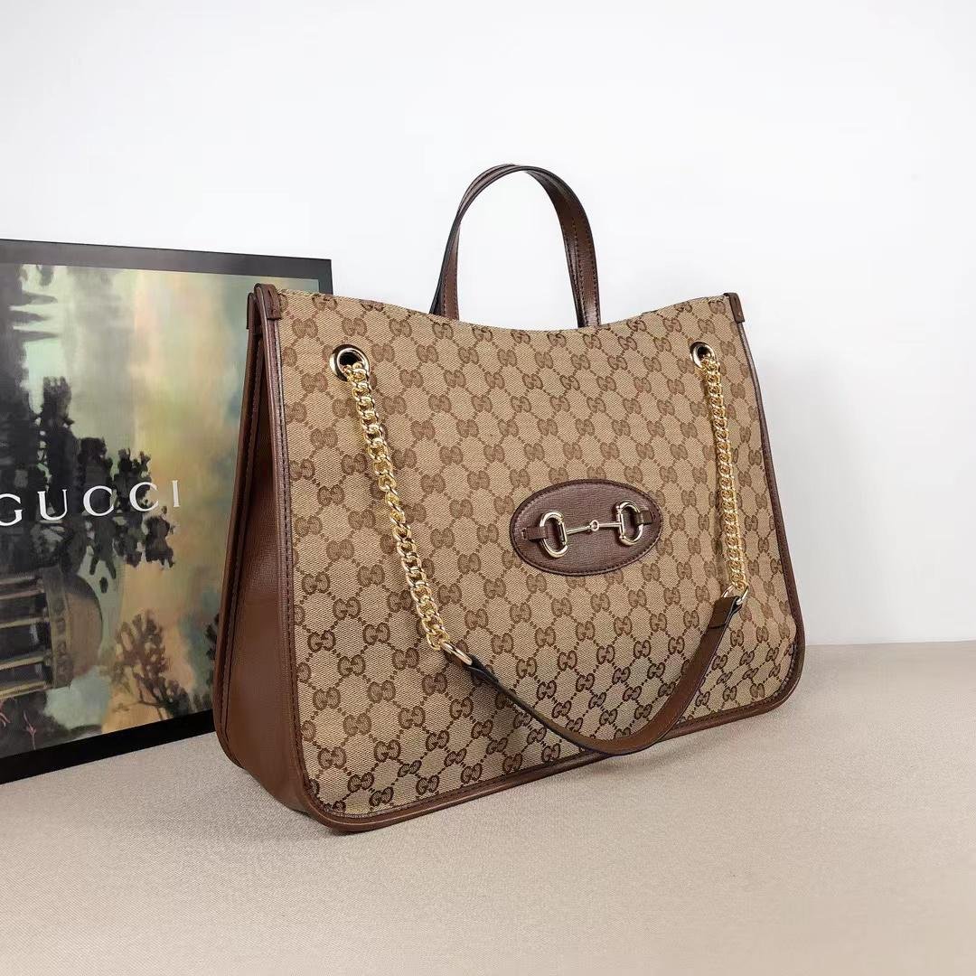 Gvc*1 Horsebit 1955 Shoulder Medium Tote Bag 623694