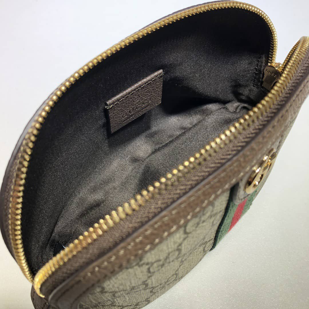 Gvc*1 Ophidia Gg Cosmetic Pouch Brown