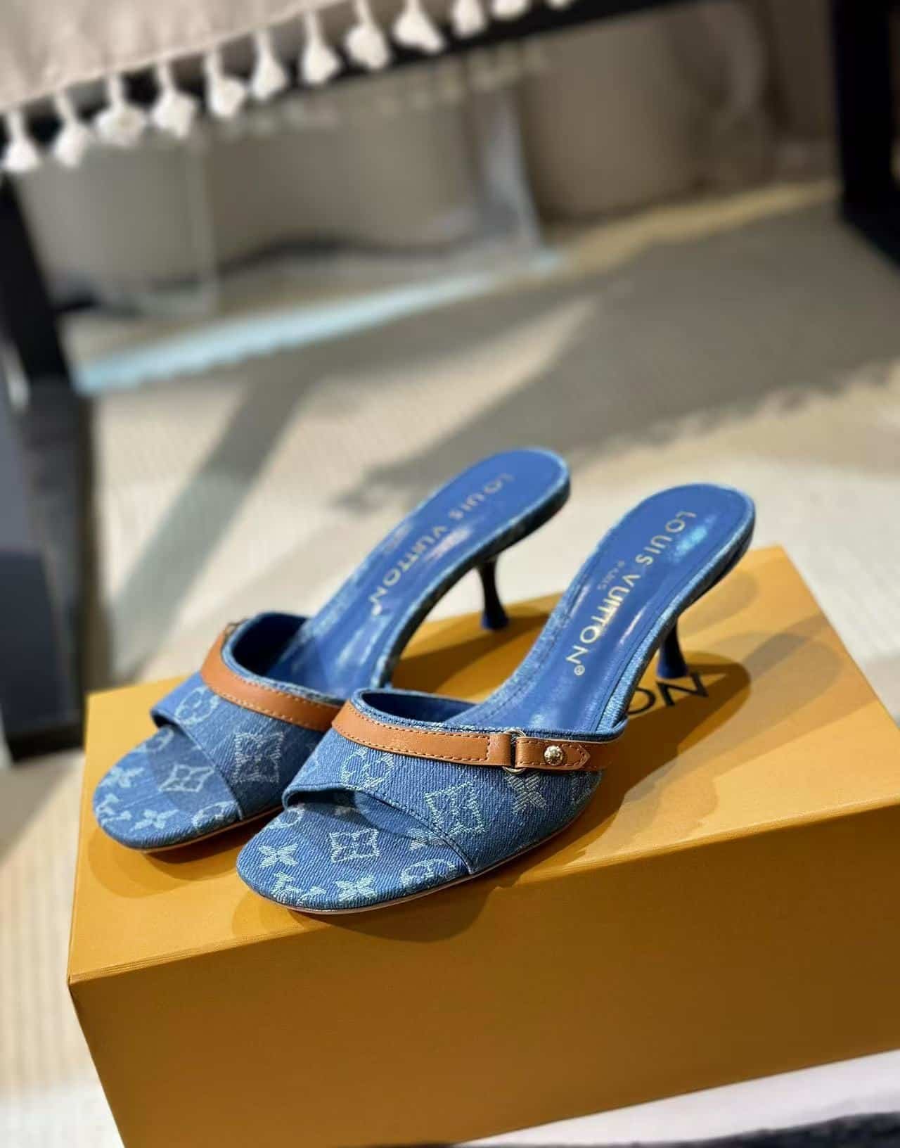 L0vis Vvtt0n Neo Revival Mule Denim Blue 1Acizb