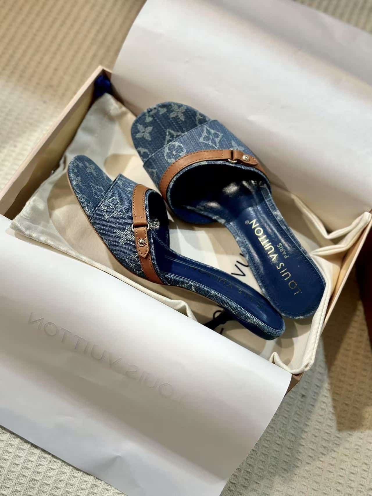 L0vis Vvtt0n Neo Revival Mule Denim Blue 1Acizb