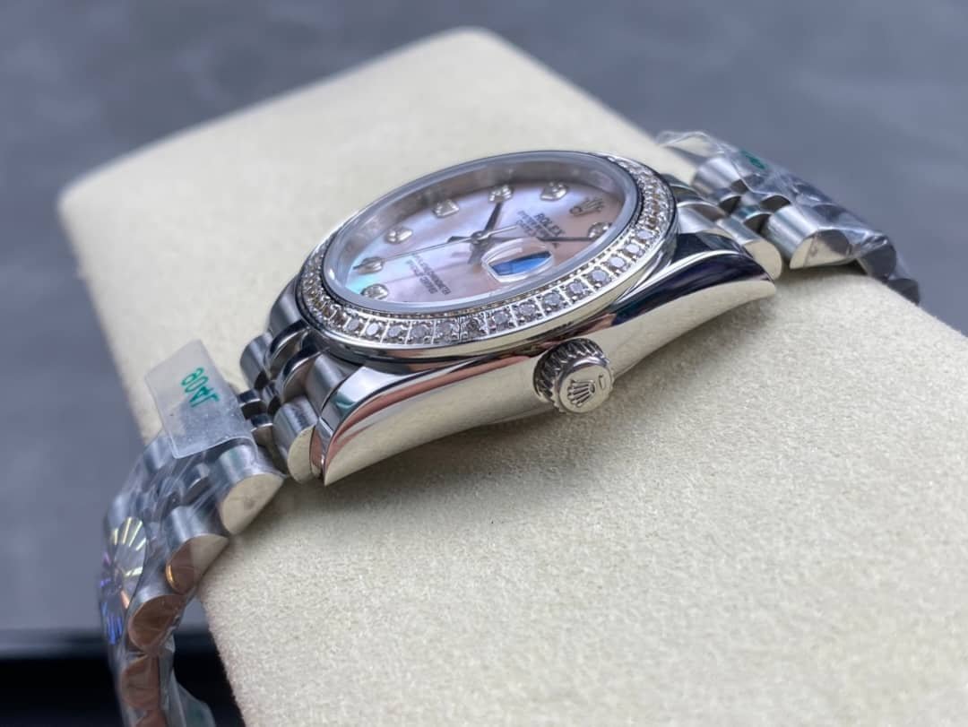 R01ex Lady Datejust 31 Silver Jubilee D1am0nd Dial In White 31Mm