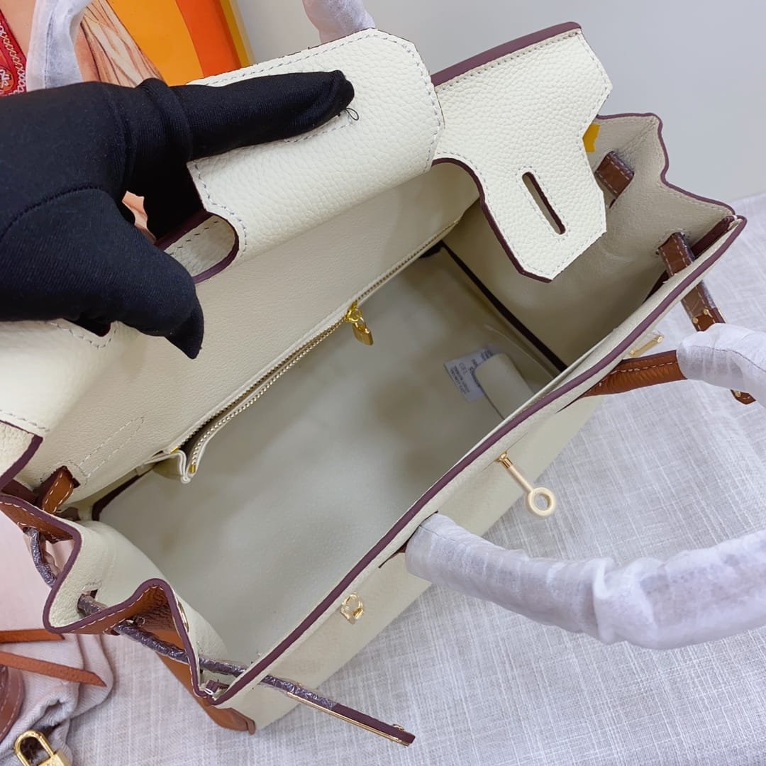 H**me5 Birkin 30 Togo Brushed Leather Gold Hardware Beige Brown 30Cm