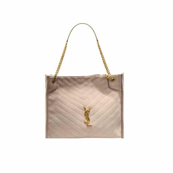 Sa1nt Lau*nt Medium Niki Shopping Bag Beige 33Cm