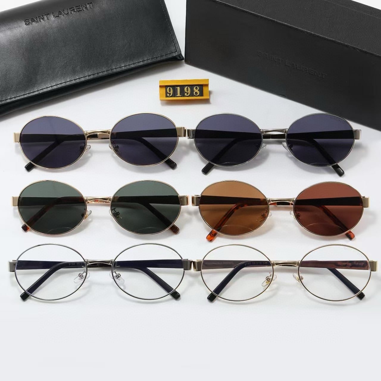 Sa1nt Lau*nt Sl 692 Light Gold And Green 779851Y99028002