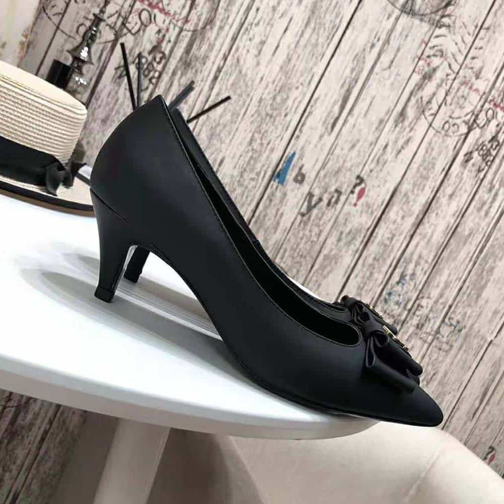 Sa1nt Lau*nt Women’s Anais Bow Pumps In Black