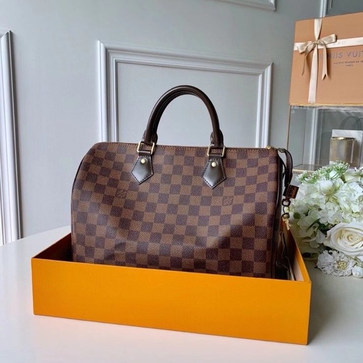 L0vis Vvtt0n Speedy Bandoulière 30 Damier Ebene 30Cm N40590