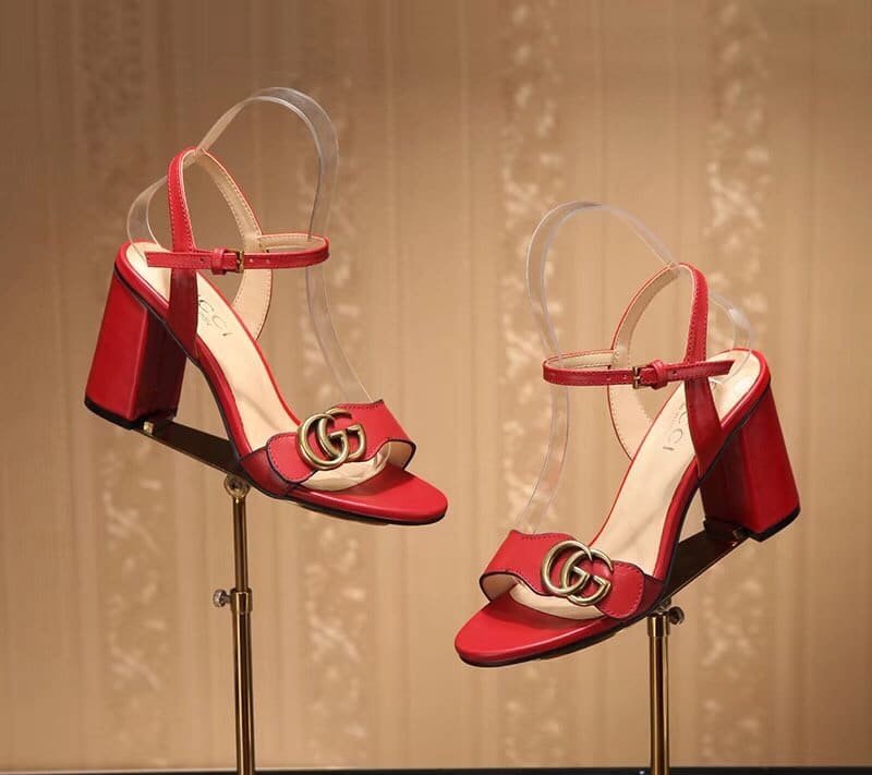 Gvc*1 G Mid Heel Sandal Red ‎453379 A3N00 6433
