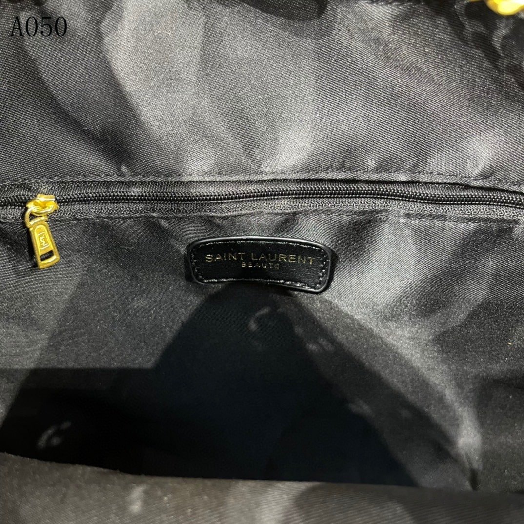 Sa1nt Lau*nt Joe Backpack In Black Gold 29Cm 6726091El071000