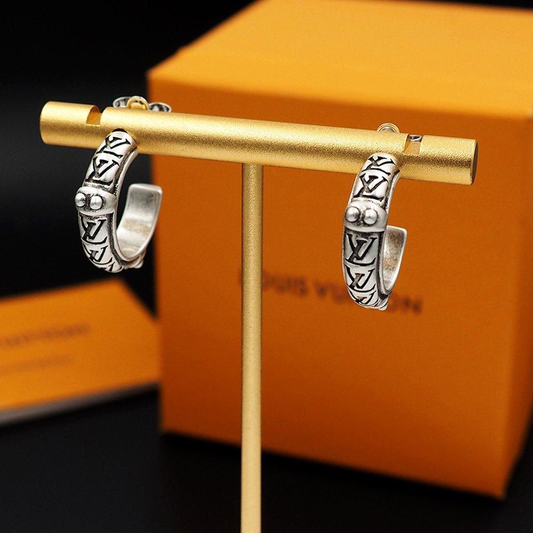 L0vis Vvtt0n Lv Lozine Hoop Earrings Silver M03168
