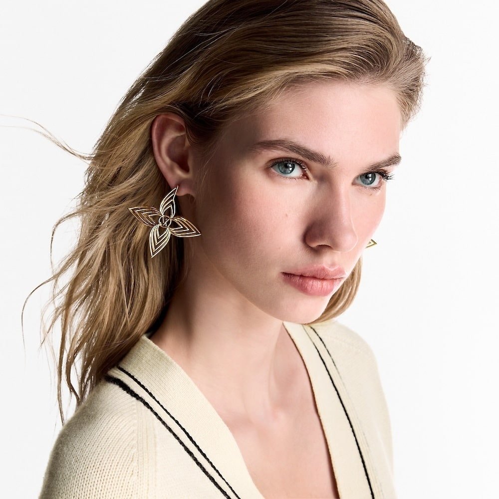 L0vis Vvtt0n Lv Breeze Earrings Gold M02659