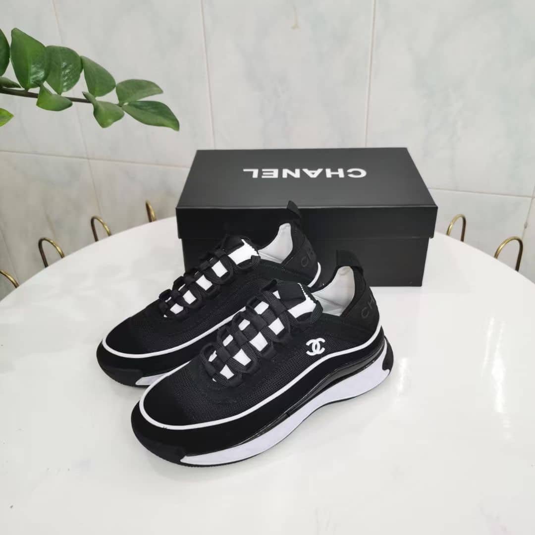 Ch**el Women’S Suede Sneaker Black G39072 Y55826 K4284