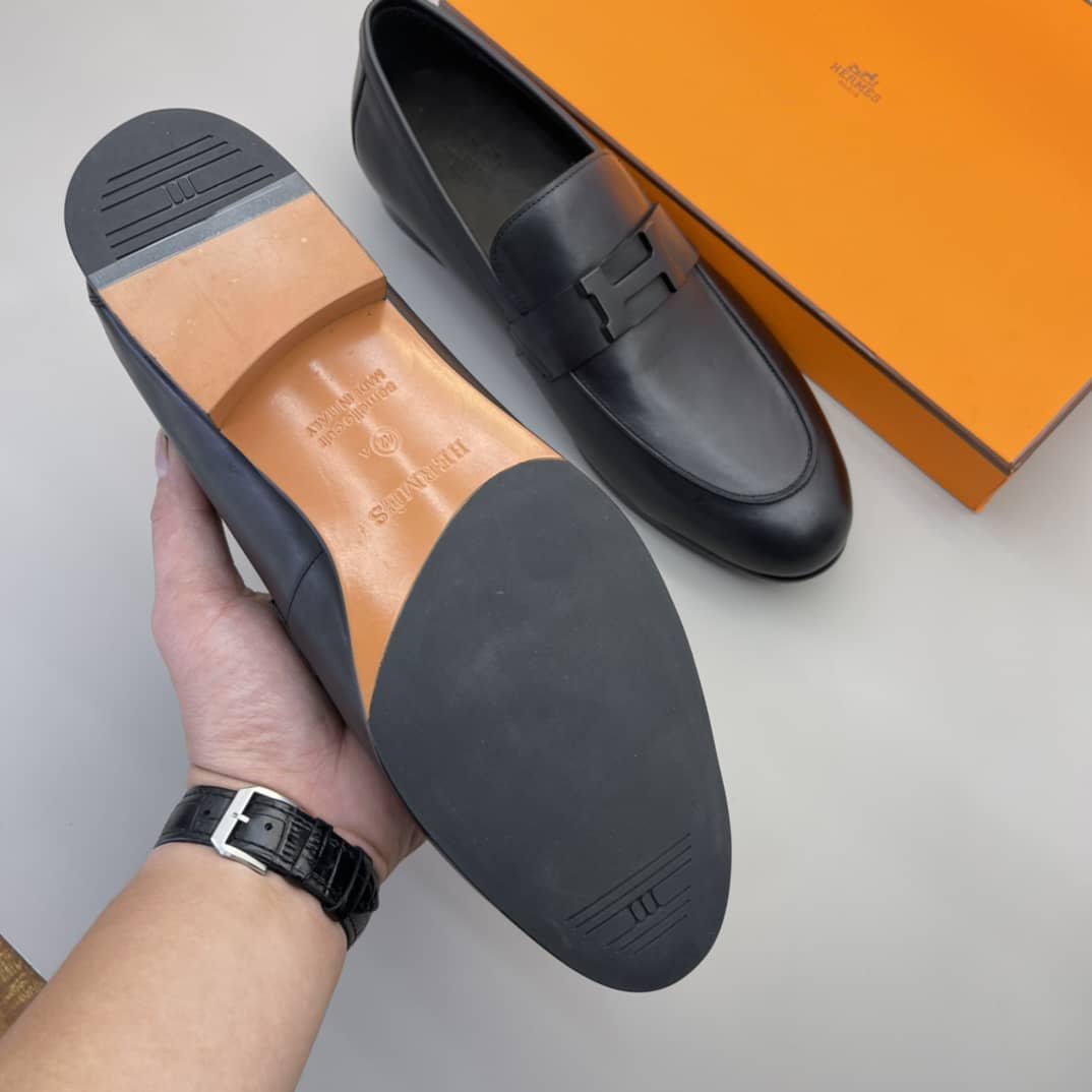 H**me5 Paris Loafer Black With Black Metal H232903Za02395