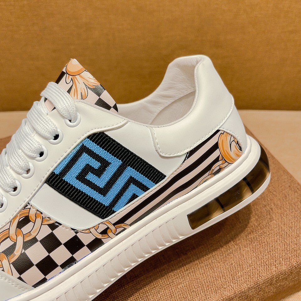F**di Domino Fabric Low Sneakers Blue Ff