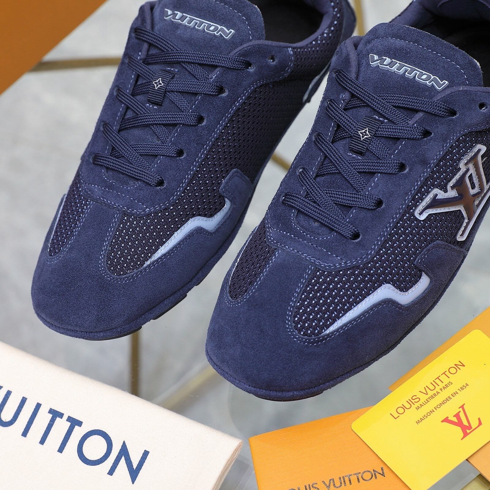 L0vis Vvtt0n Lv Rally Sneaker Navy Blue 1Ahu64