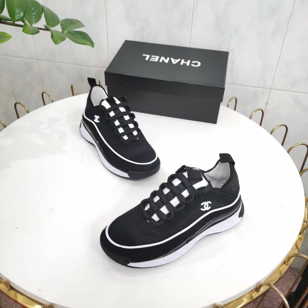 Ch**el Women’S Suede Sneaker Black G39072 Y55826 K4284