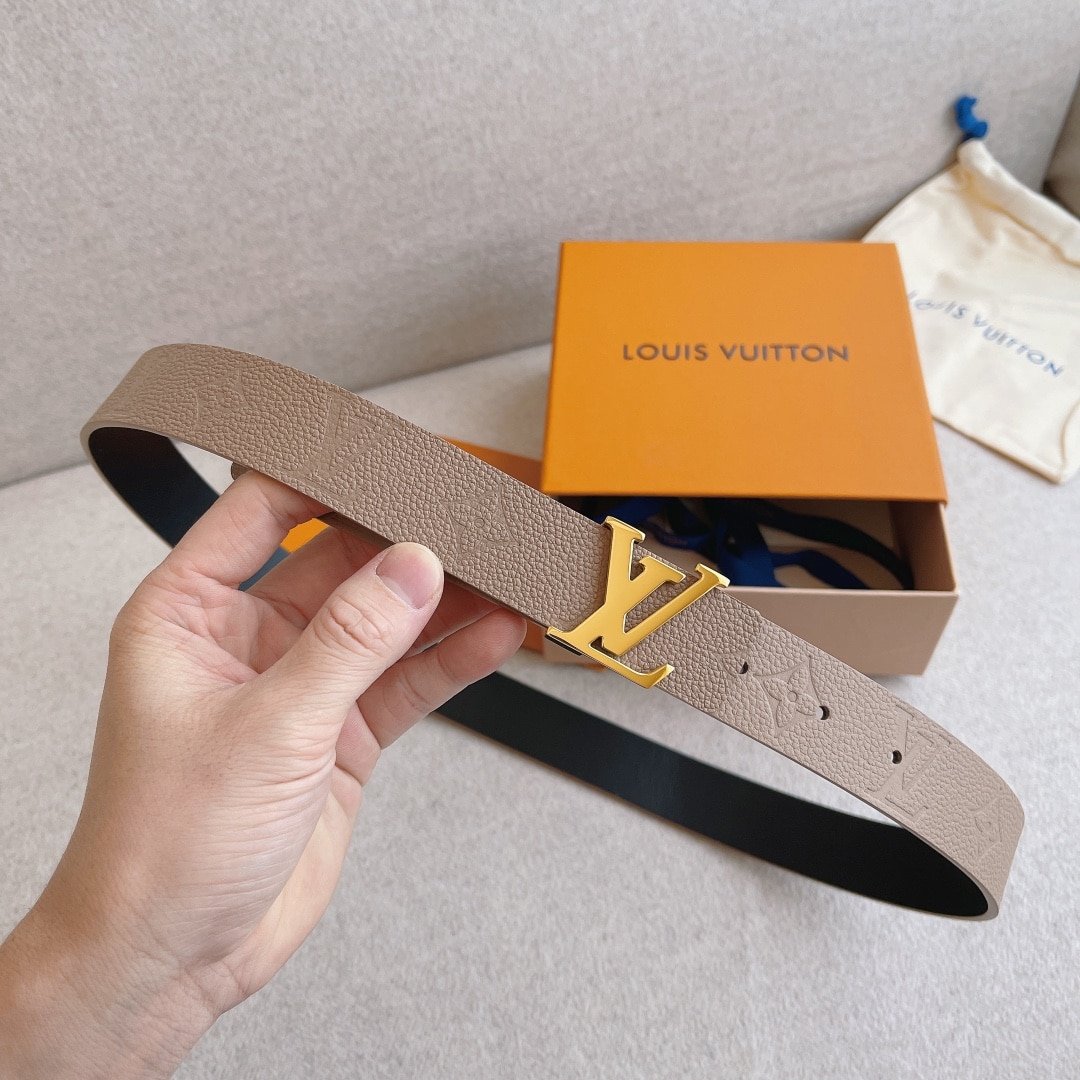 L0vis Vvtt0n Resible Lv Iconic Belt 30Mm