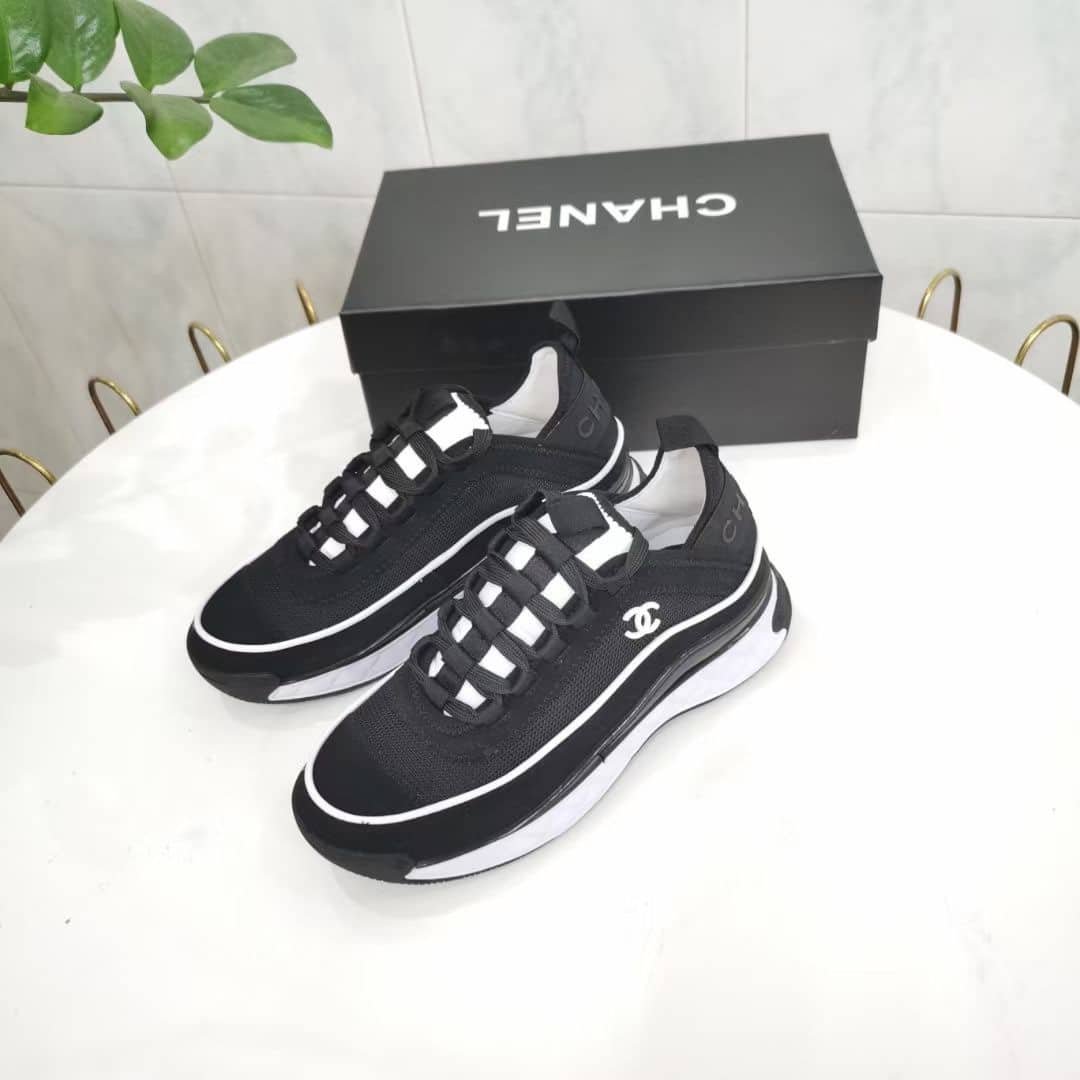 Ch**el Women’S Suede Sneaker Black G39072 Y55826 K4284
