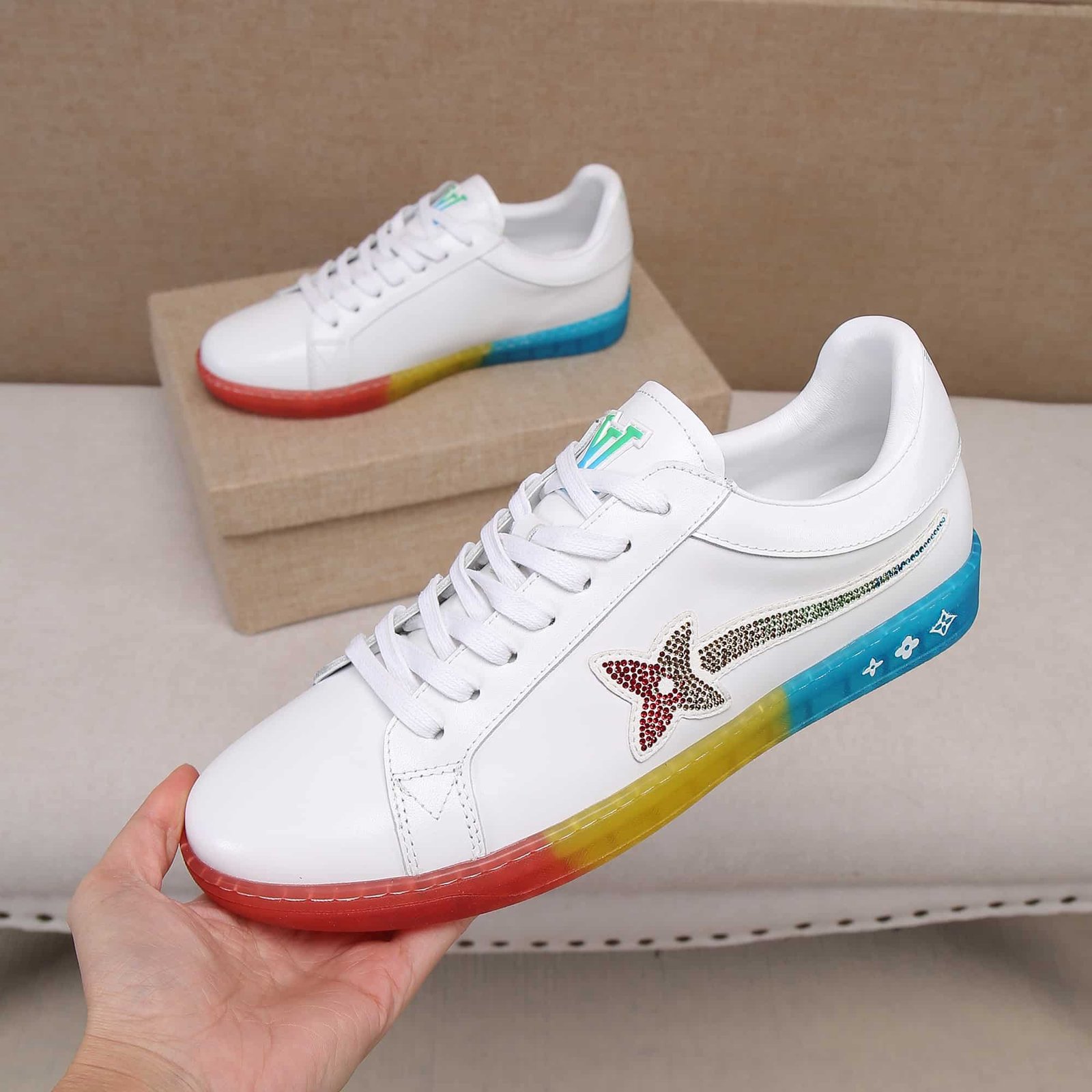 L0vis Vvtt0n Luxembourg Samothrace Sneaker White 1A9G05