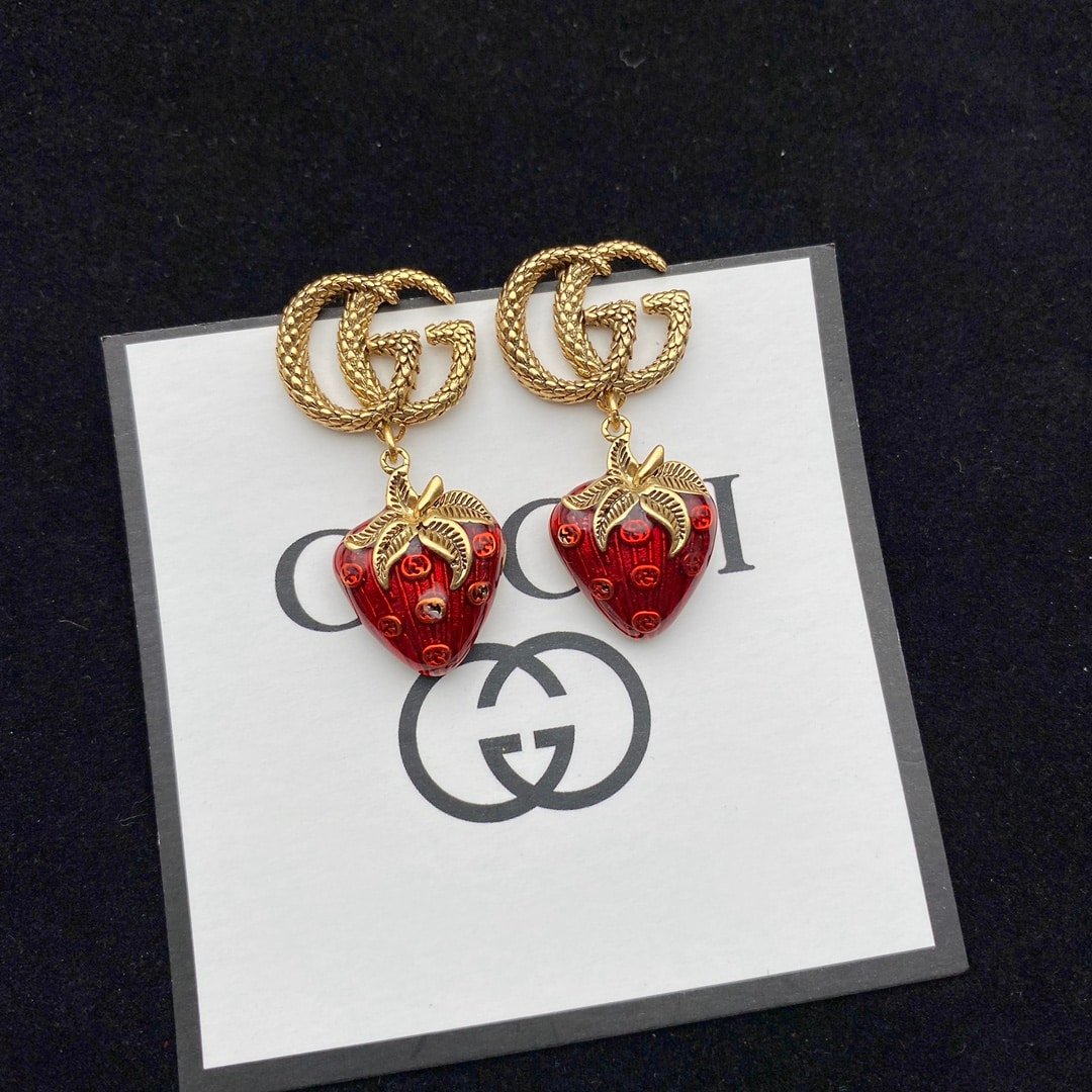 Gvc*1 Gg Strawberry Earrings