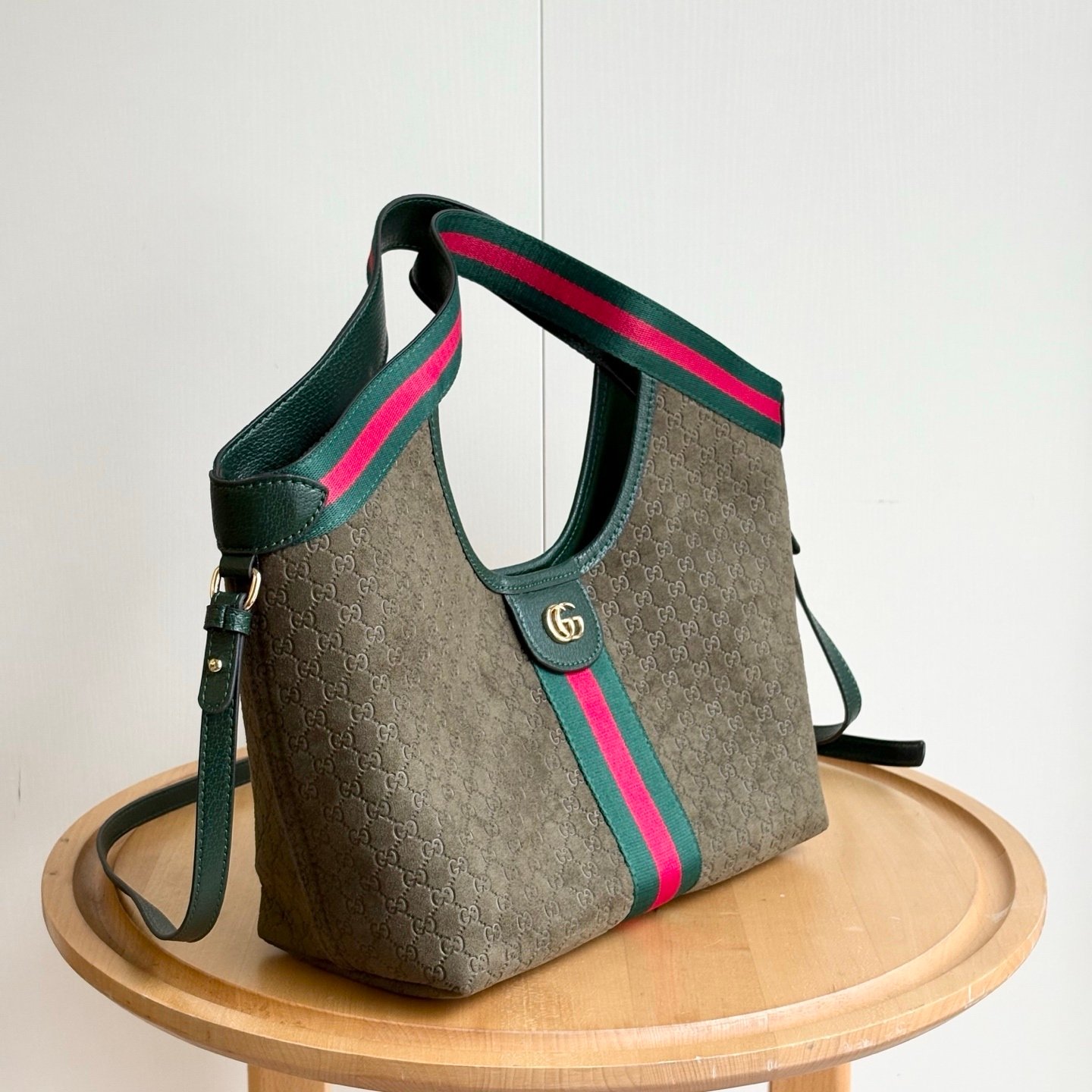 Gvc*1 Giglio Small Tote Bag Dark Green 25Cm